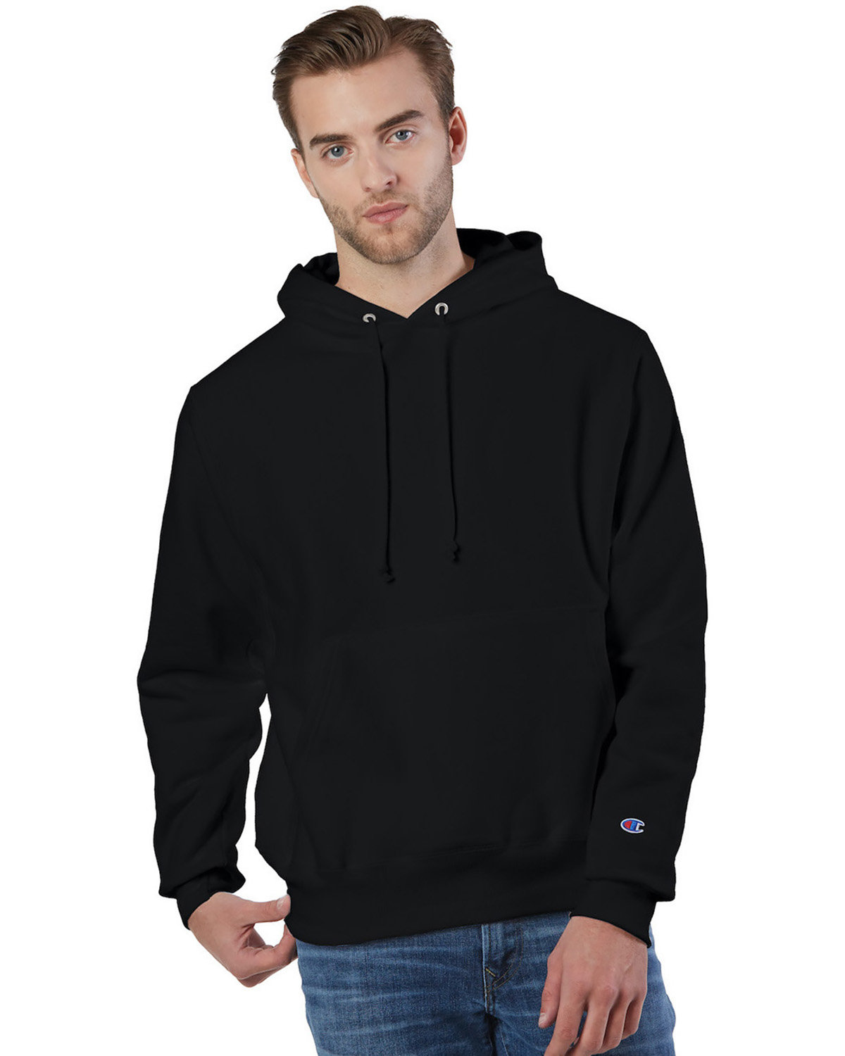 Champion rev clearance weave hoodie black